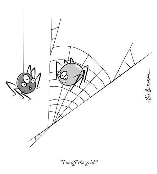 "I'm off the grid."