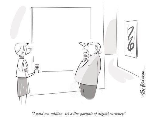 "I paid ten million. It's a live portrait of digital currency."