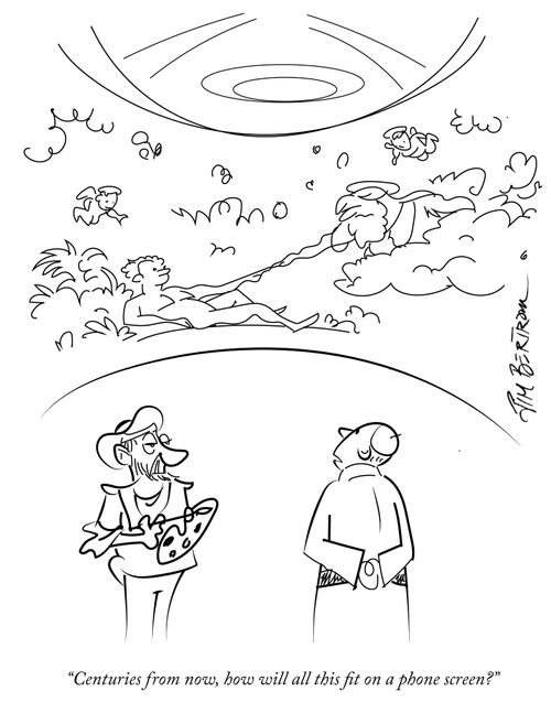 "Centuries from now, how will all this fit on a phone screen?"