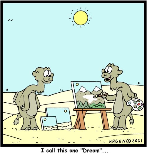 "I call this one 'dream'..."