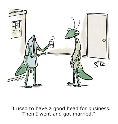 "I used to have a good head for business. Then I went and got married."