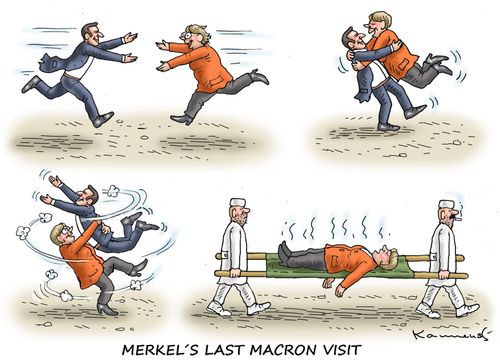 Merkel's Last Macron Visit