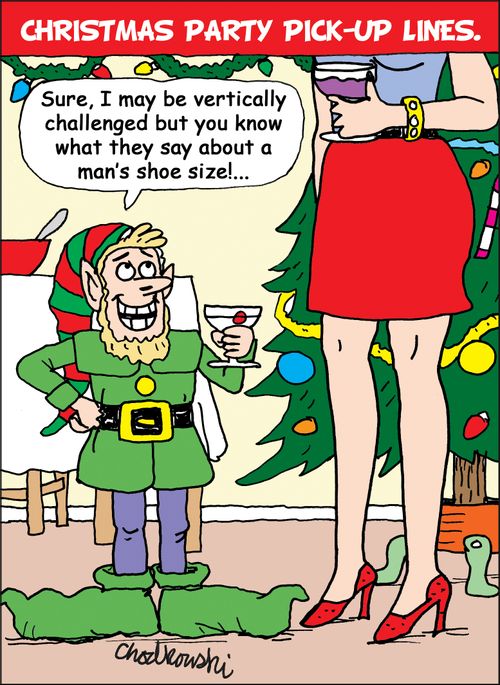 Christmas Party Pick-up Lines.