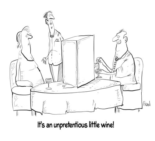 "It's an unpretentious little wine!"