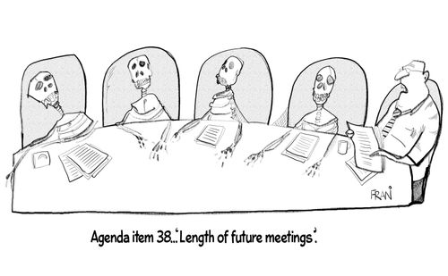 "Agenda item 38...'Length of future meetings'."