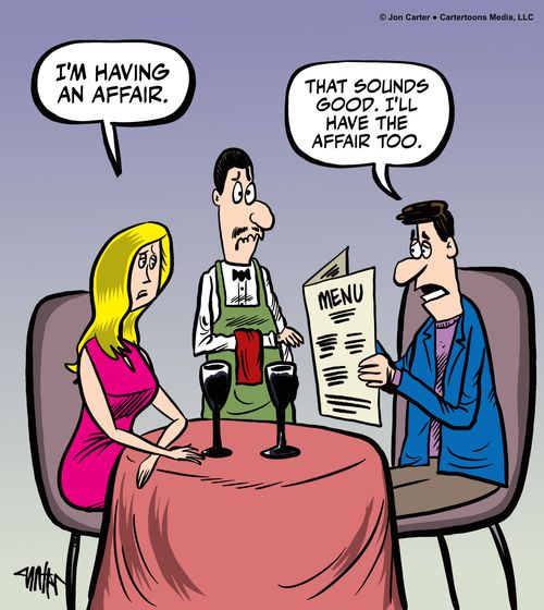 "I'm having an affair."
