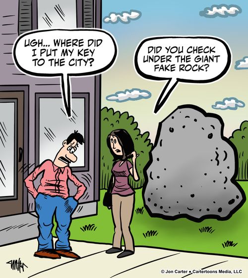 "Ugh. . . where did I put my key to the city?"