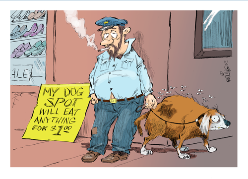 My Dog Spot Will Eat Anything For $100