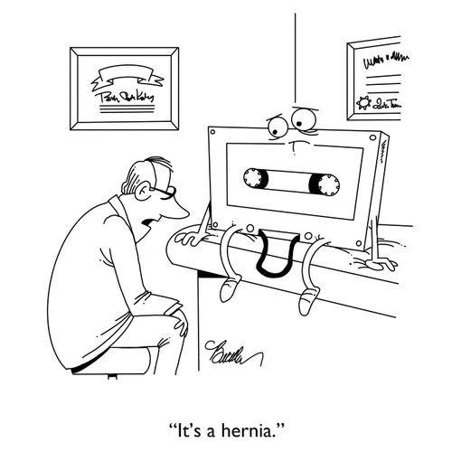 "It's a hernia."
