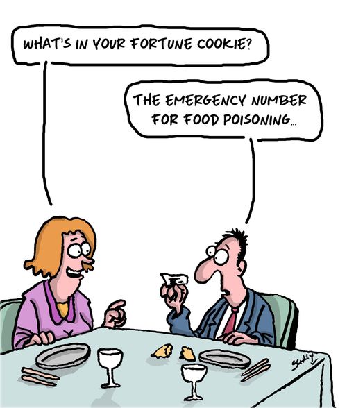 "The emergency number for food poisoning."