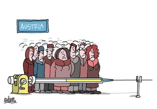 Lockdown in Austria for the Unvaccinated