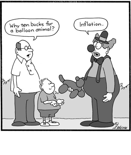 "Why ten bucks for a balloon animal?"