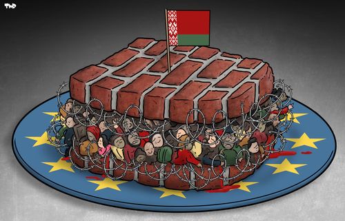 Geopolitical sandwich
