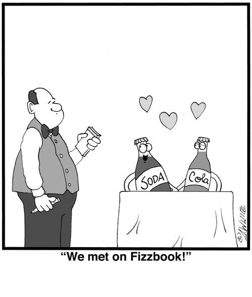 "We met on Fizzbook!"