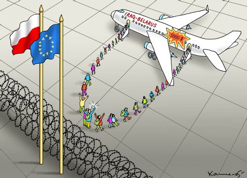 Belarus lets immigrants into Europe