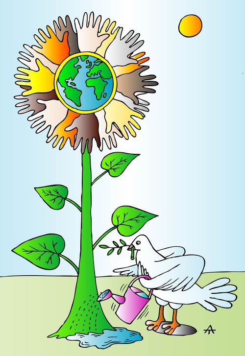 World Peace Flower