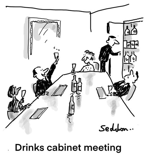 Drinks cabinet meeting