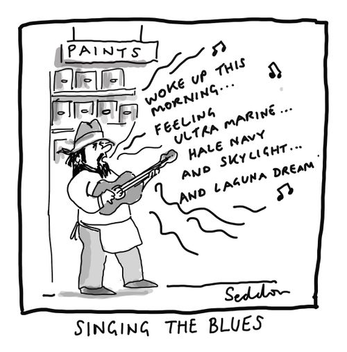 Singing the blues