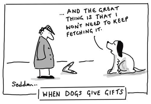 When dogs give gifts