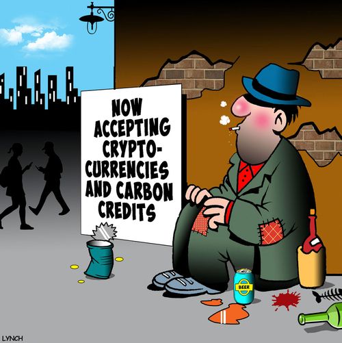 Now Accepting Crypto-Currencies And Carbon Credits