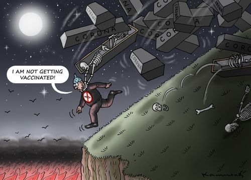 "I'm not getting vaccinated!"