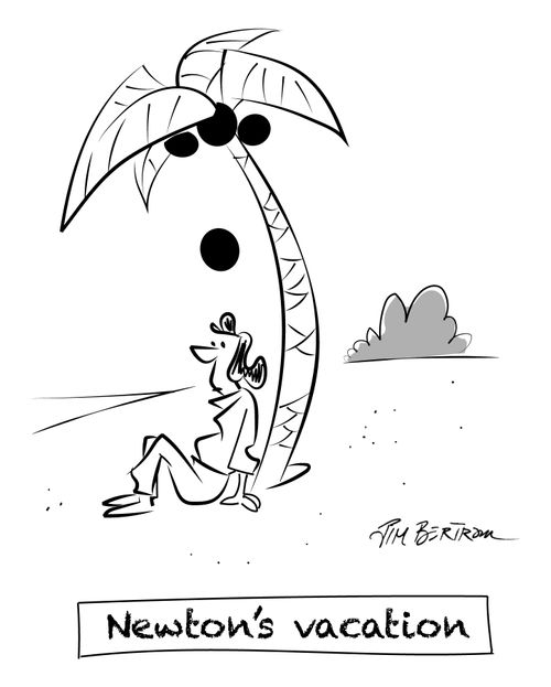 Newton's vacation
