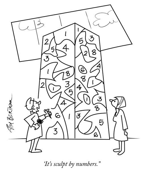 "It's sculpt by numbers."