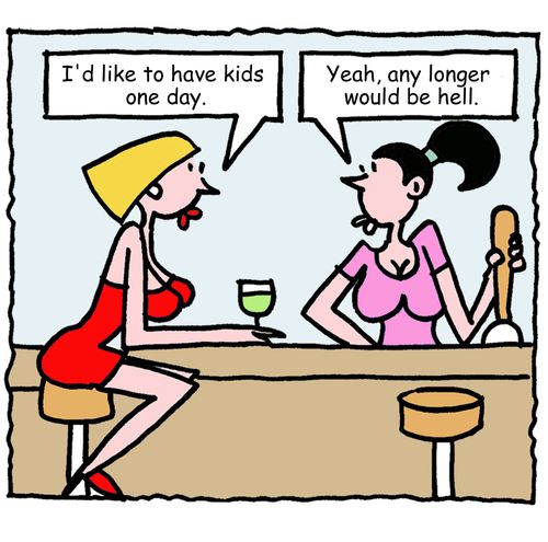 "I'd like to have kids one day."