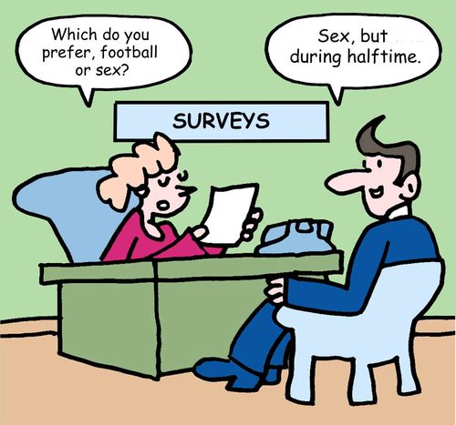 "Which do you prefer, football or sex?"