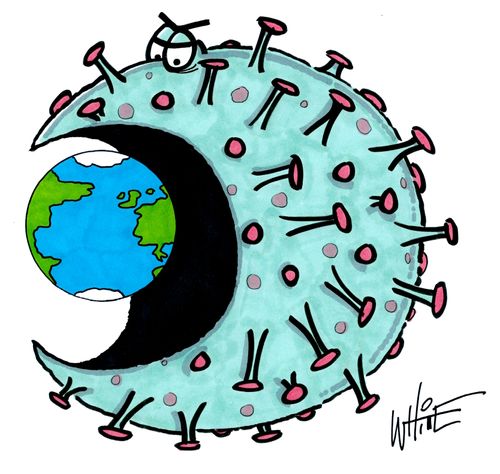 Covid Eats Up the World