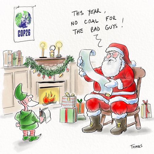 "This year, no coal for the bad guys!"