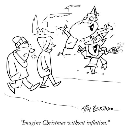 "Imagine Christmas without inflation."
