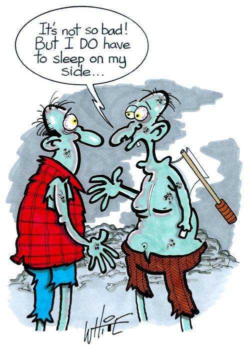 "It's not so bad! But I DO have to sleep on my side. . .2