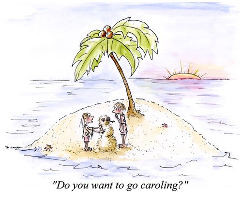 "Do you want to go caroling?"