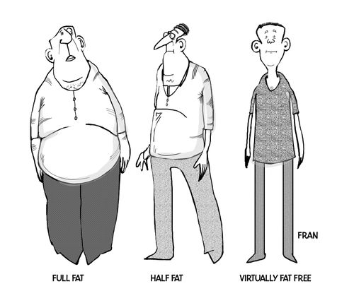 Full Fat, Half Fat, Virtually Fat Free.