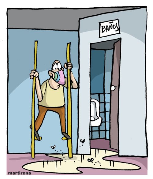 Hygiene in public toilets
