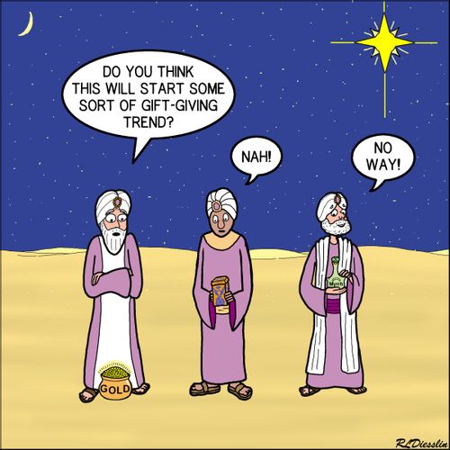"Do you think this will start some sort gift-giving trend?"