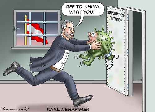 "Off to China with you!"
