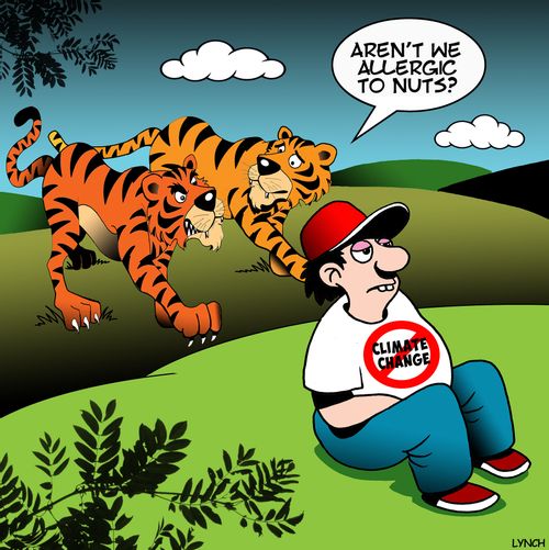 "Aren't we allergic to nuts?"