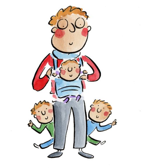 A father of three
