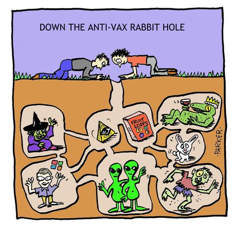 Down the anti-vax rabbit hole