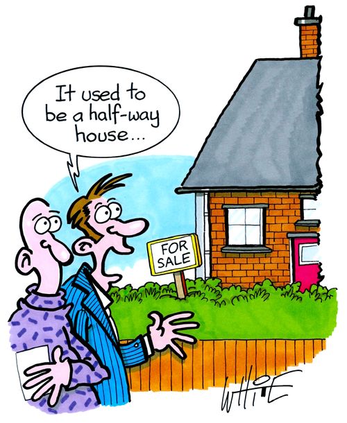 "It used to be a half-way house. . ."