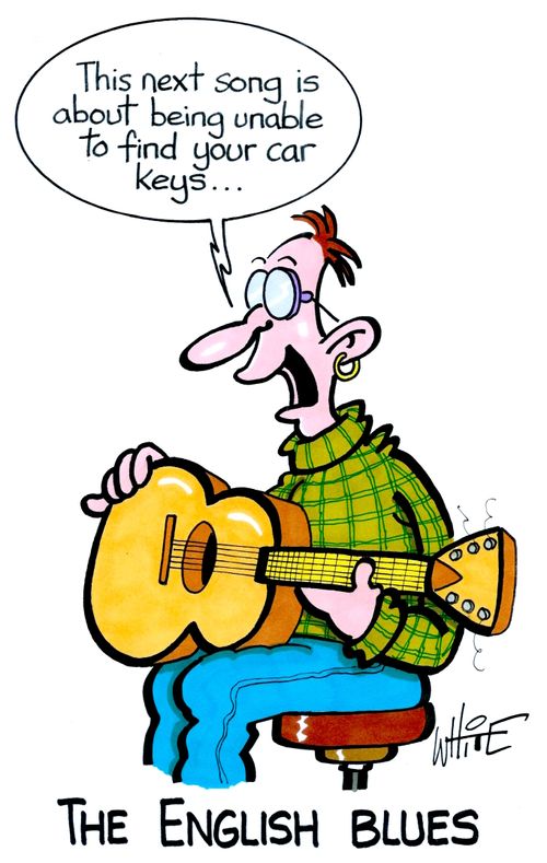 "This next song is about being unable to find your car keys. . ."