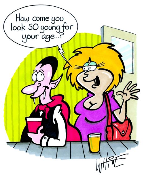 "How come you look SO young for your age...?"