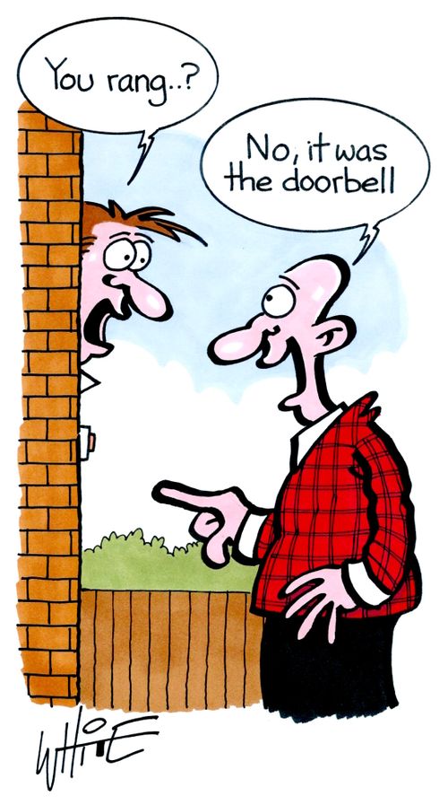 "You rang. . . ?"
