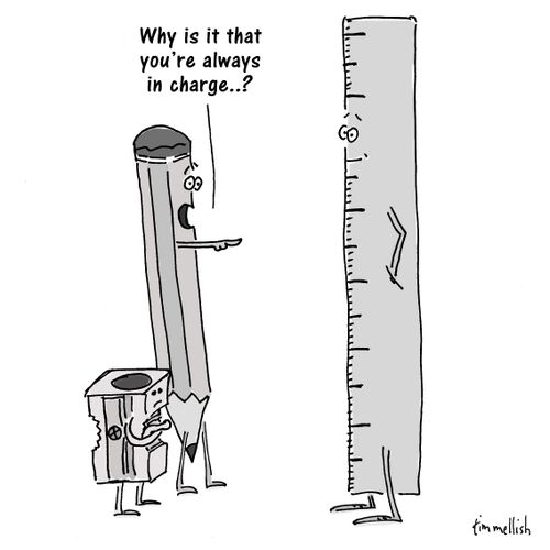 "Why is it that you're always in charge. . . ?"