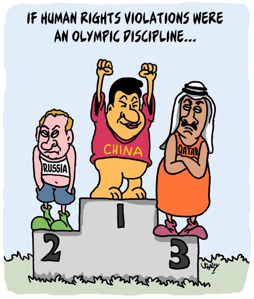 If Human Rights Violations Were An Olympic Discipline. . .