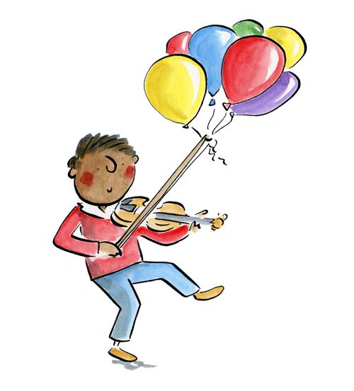 Violin Balloons