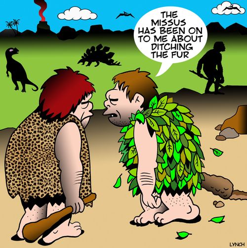 "The missus has been on to me about ditching the fur."