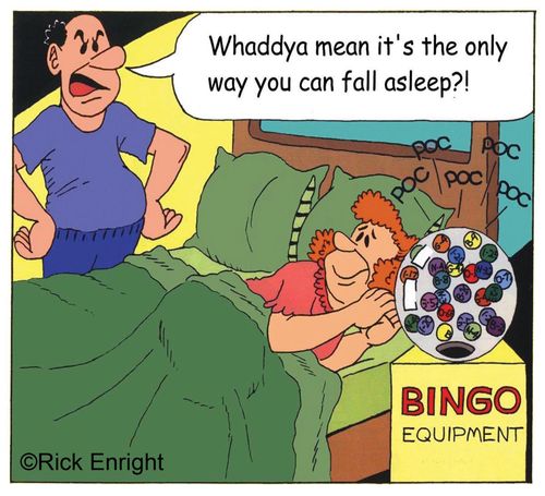 "Whaddya mean it's the only way you can fall asleep?!"